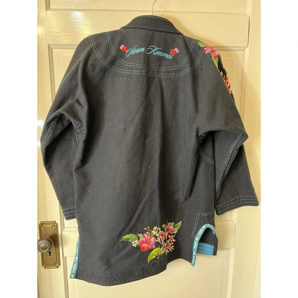 Storm Kimonos Jiu Jitsu Eden Black F4 Gi Complete With Pants